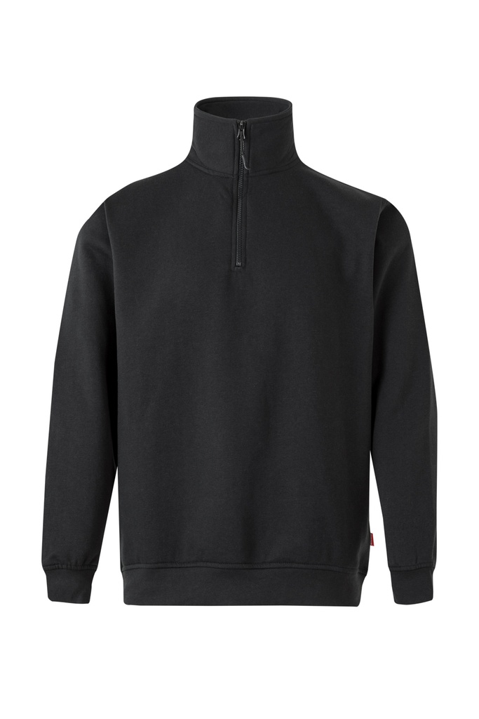 [105702_XS_00] 105702 Sudadera Media Cremallera (_XS, 00-NEGRO)