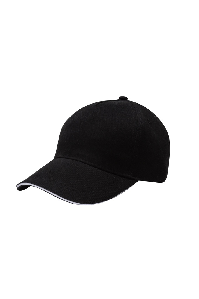 [MCT200V_U_802] MCT200V Gorra 5 Paneles (802-BLACK/WHITE)