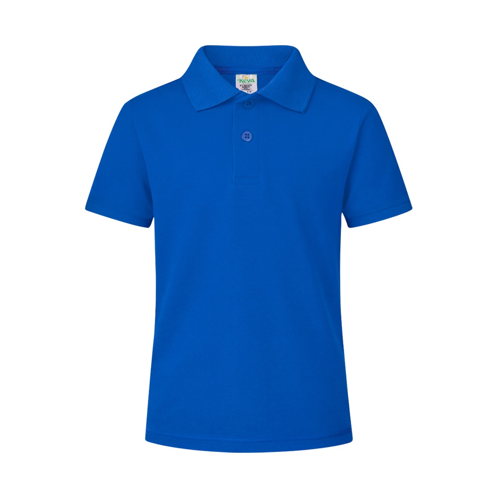 [5876AZULXS] Polo Niño Color "keya" YPS180 (AZUL - AZUL, XS)