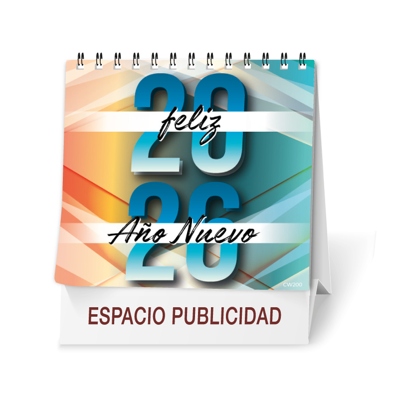 [CW200] Calendario sobremesa Wire-O mini 9,7 cm (Mensual 7 H, Números)