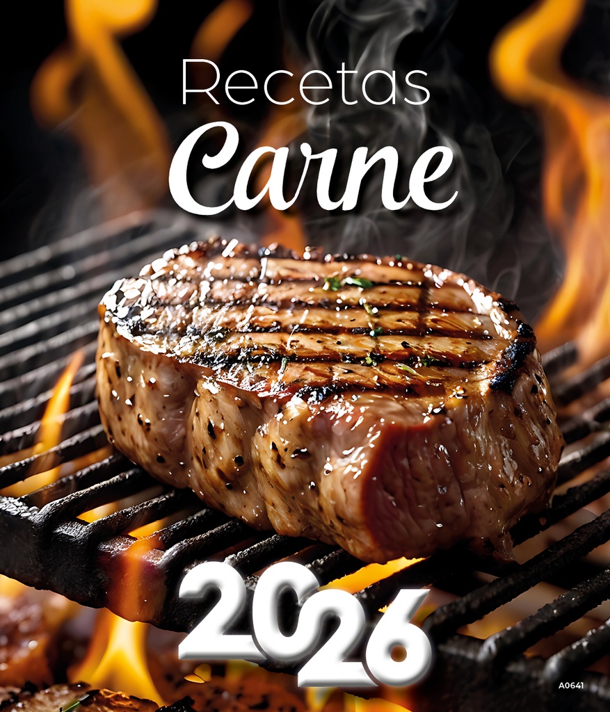 [A0641] Calendario recetas de cocina 19 cm. de edición. (Recetas Carne (Castellano))