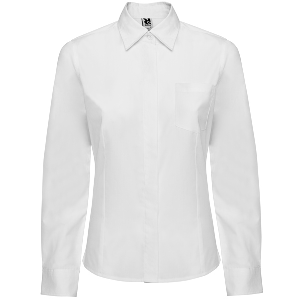 [CM51610101] Camisa Sofia L/S (01 - Blanco, S)
